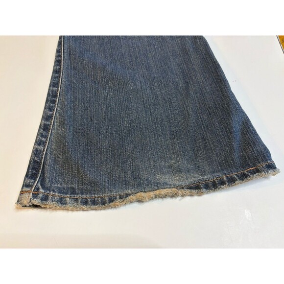 Abercrombie & Fitch Y2K Vintage Low Rise Flare Leg Boot Cut Jeans Womens Size 12 - Picture 11 of 11